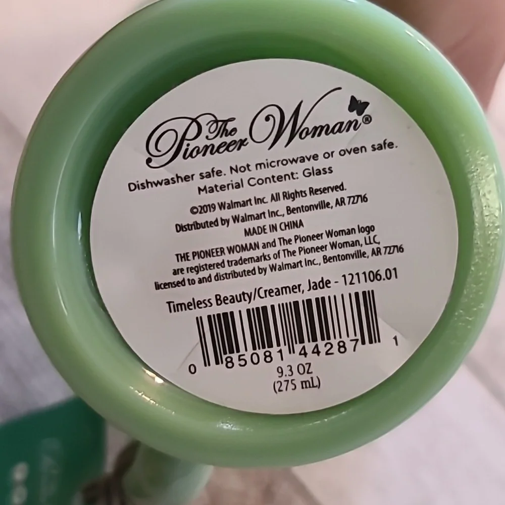 The Pioneer Woman Green Jade Creamer - Picture 3 of 5